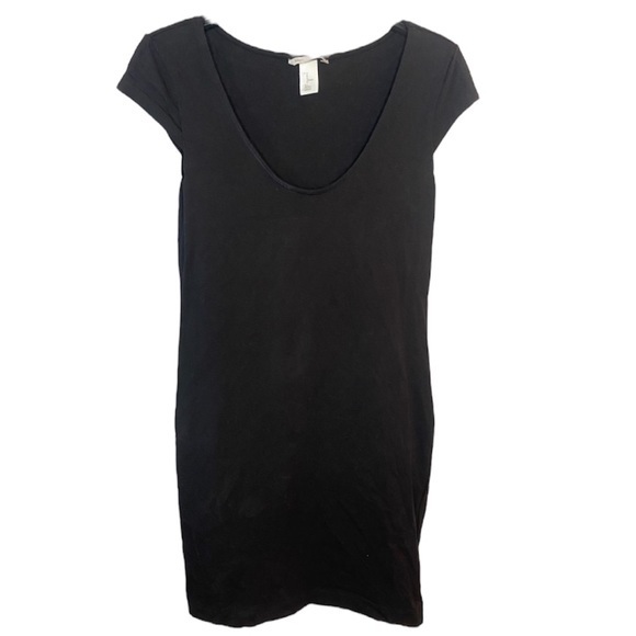 H&M Basics Medium Black Mini Dress - Picture 1 of 5